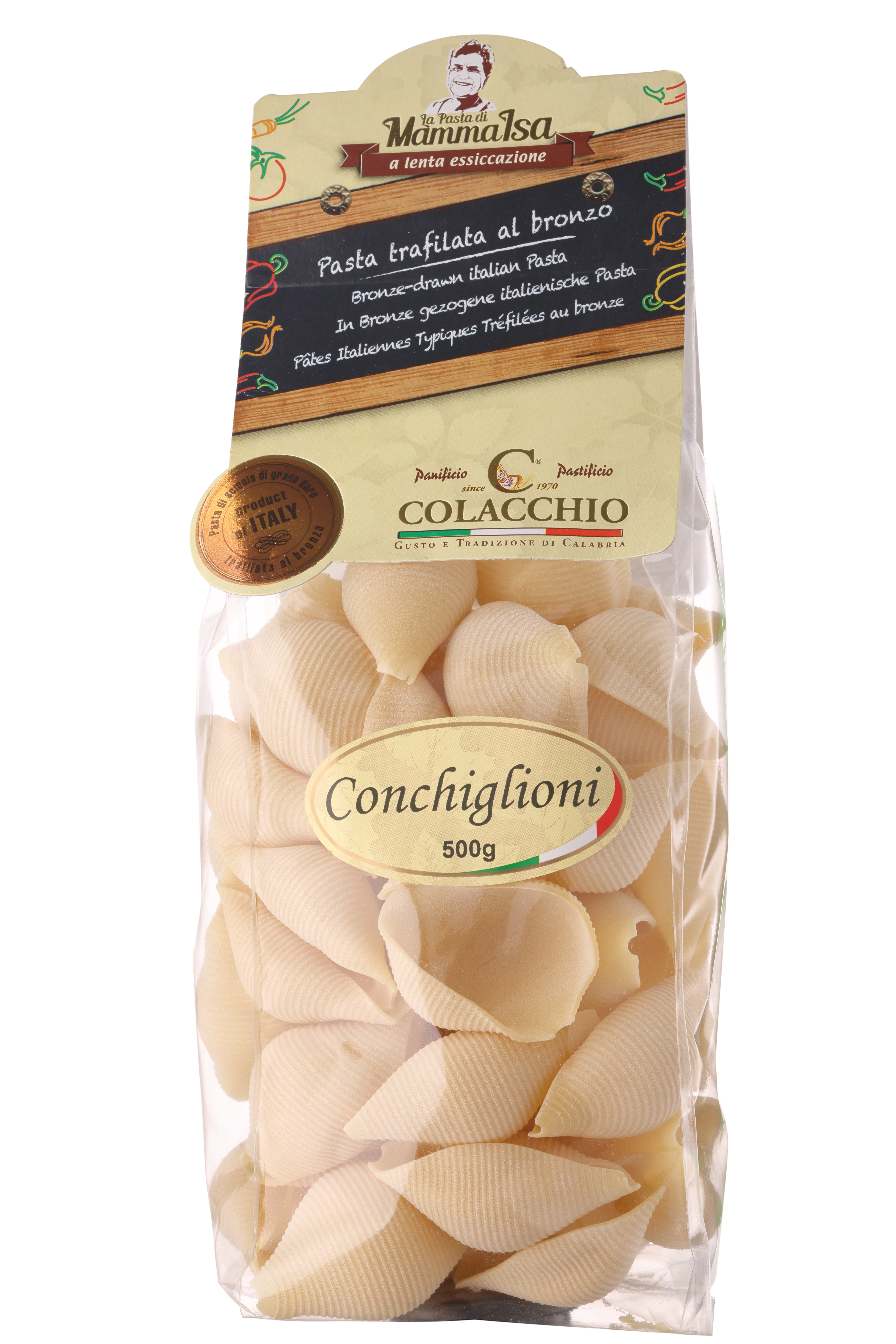 Colacchio, "Conchiglioni" Pasta, 500g